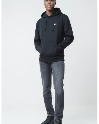 Hanorac regular fit cu buzunar kangaroo, Rosu/Alb/Negru