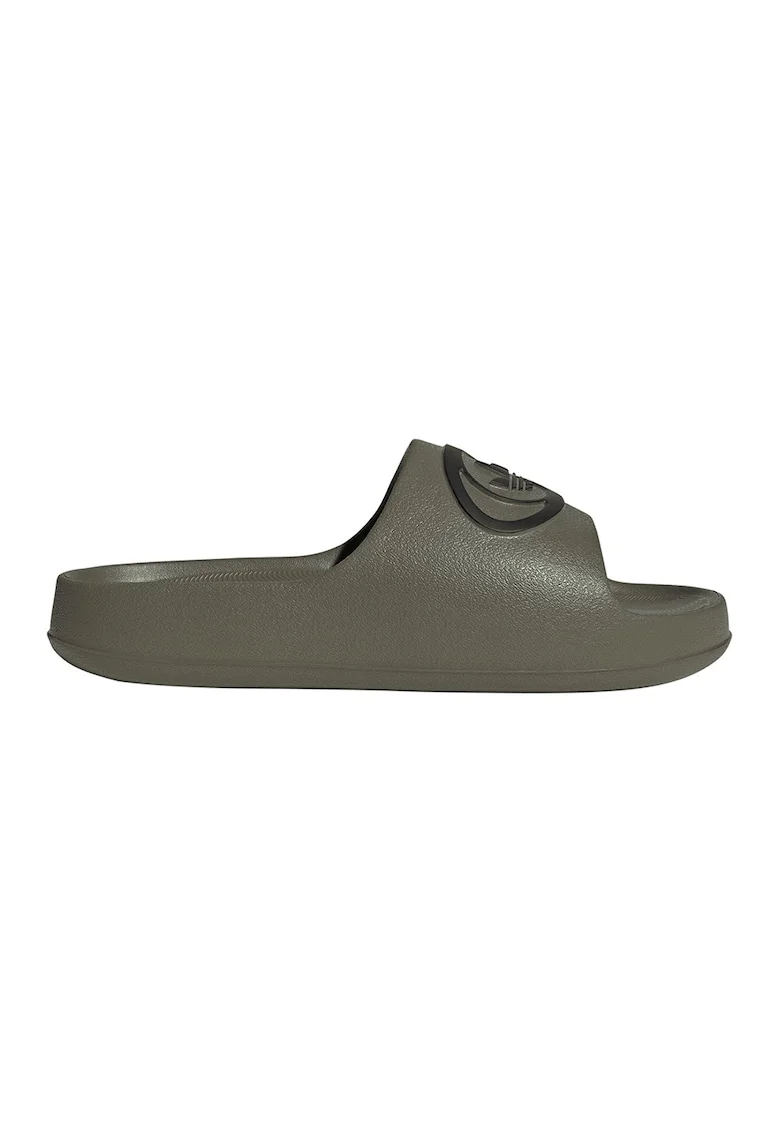 Papuci Adilette 00s cu imprimeu logo, Verde masliniu
