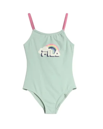 Costum de baie pentru copii,  Elastan/Nylon, Verde, Verde