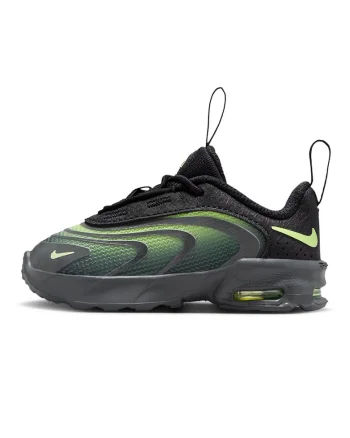 Pantofi sport Air Max Fire din material textil, Negru/Verde lime