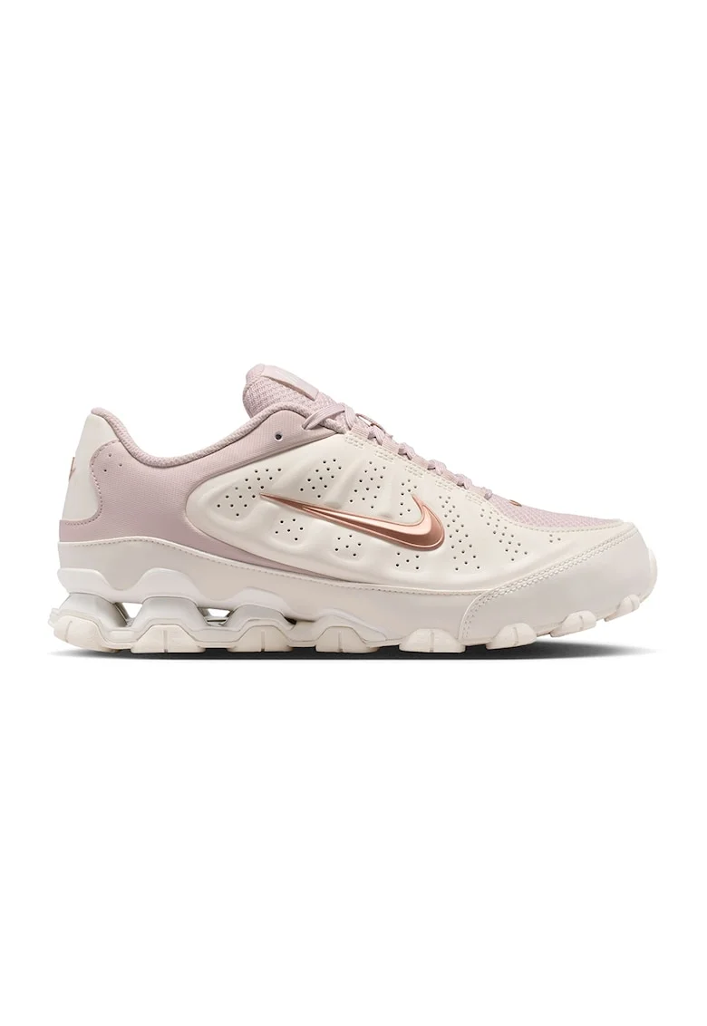 Pantofi sport Reax 8 cu perforatii, Roz pastel/Crem