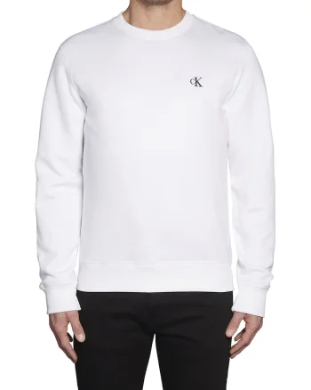 Bluza sport cu decolteu la baza gatului si logo brodat discret