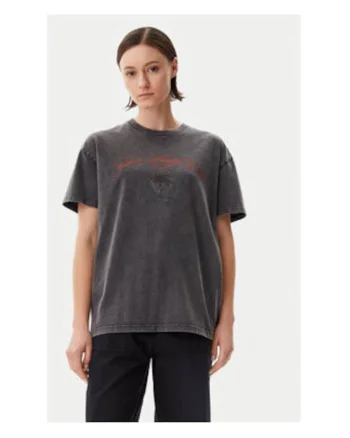 Tricou dama,  negru, 100% bumbac