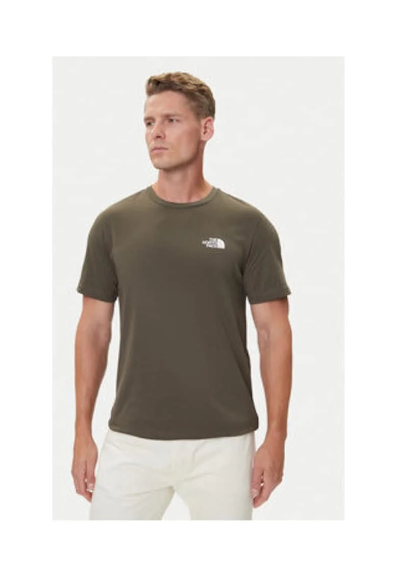Tricou barbati,  maro, 60% bumbac, 40% poliester