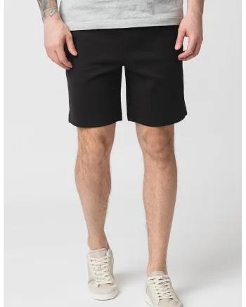 Pantaloni sport cu talie ajustabila, Negru
