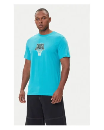 Tricou Barbati,  turcoaz, 57% bumbac, 43% poliester