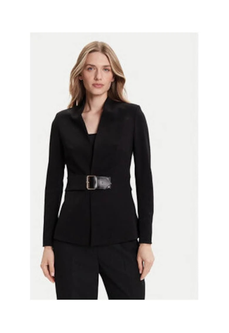 Sacou dama  negru, 96% poliester, 4% elastan