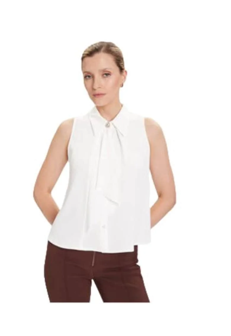 Tricou dama,  poliester, alb