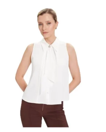 Tricou dama,  poliester, alb