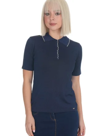 Tricou cu insertii din lurex