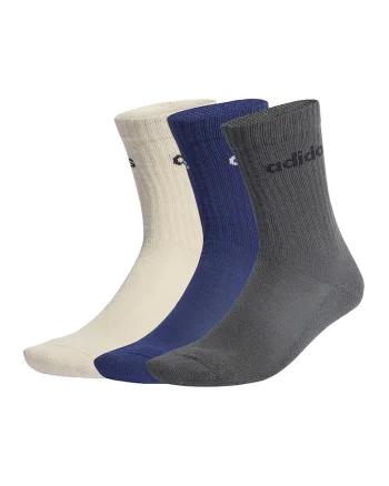 Set de sosete din amestec de bumbac cu logo - 6 perechi, Alb fildes/Gri/Bleumarin