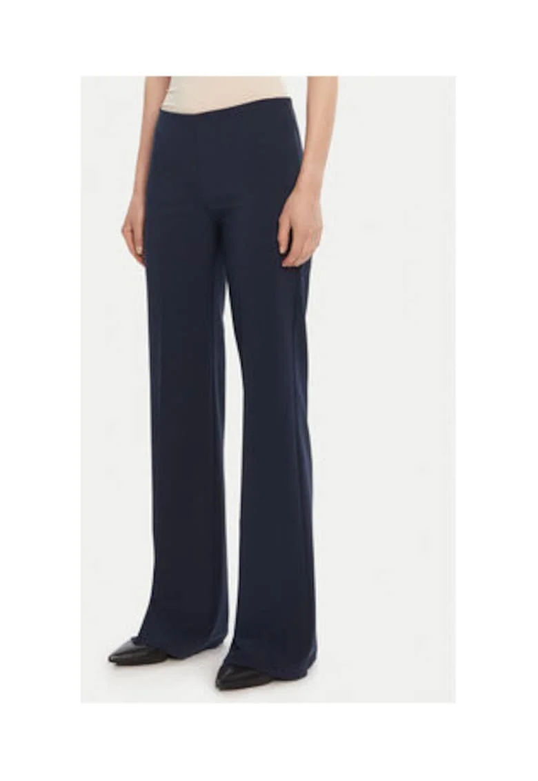 Pantaloni dama,  bleumarin, 90% poliester, 10% elastan