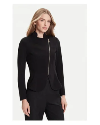 Sacou dama,  negru, 96% poliester, 4% elastan