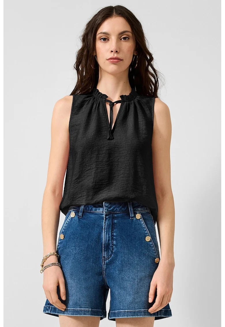 Bluza uni regular fit, Negru