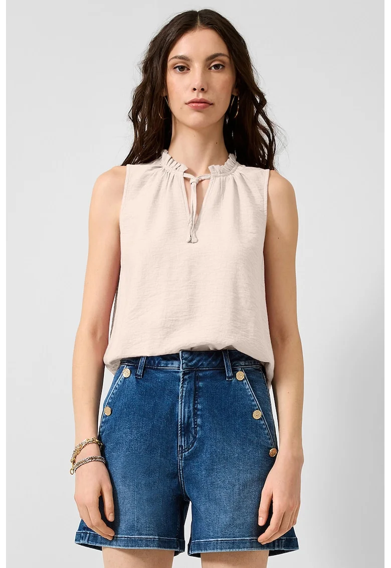 Bluza uni regular fit, Bej sampanie