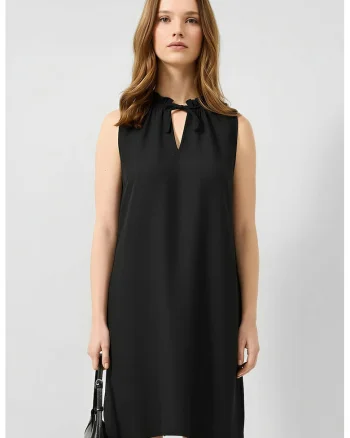 Rochie midi dreapta, Negru