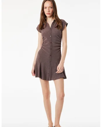 Rochie-camasa scurta, Maro melange
