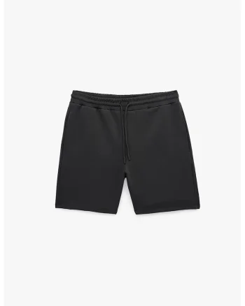 Pantaloni scurti cu snur si buzunare laterale, Gri antracit