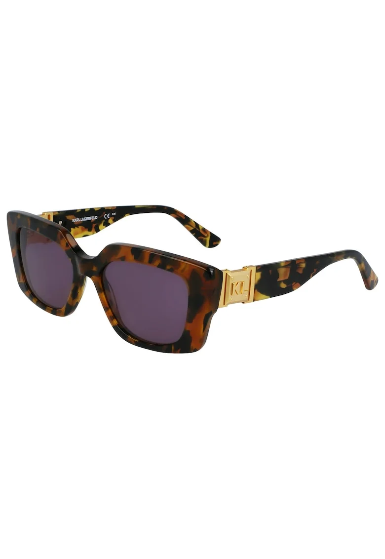 Ochelari de soare  KL6125S-234, maro Havana, lentile mov, 52x17x140cm