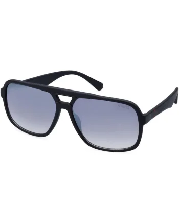 Ochelari de soare  bărbați, model GF5125-6102C, alb, lentile degrade, dimensiuni 61x14x140