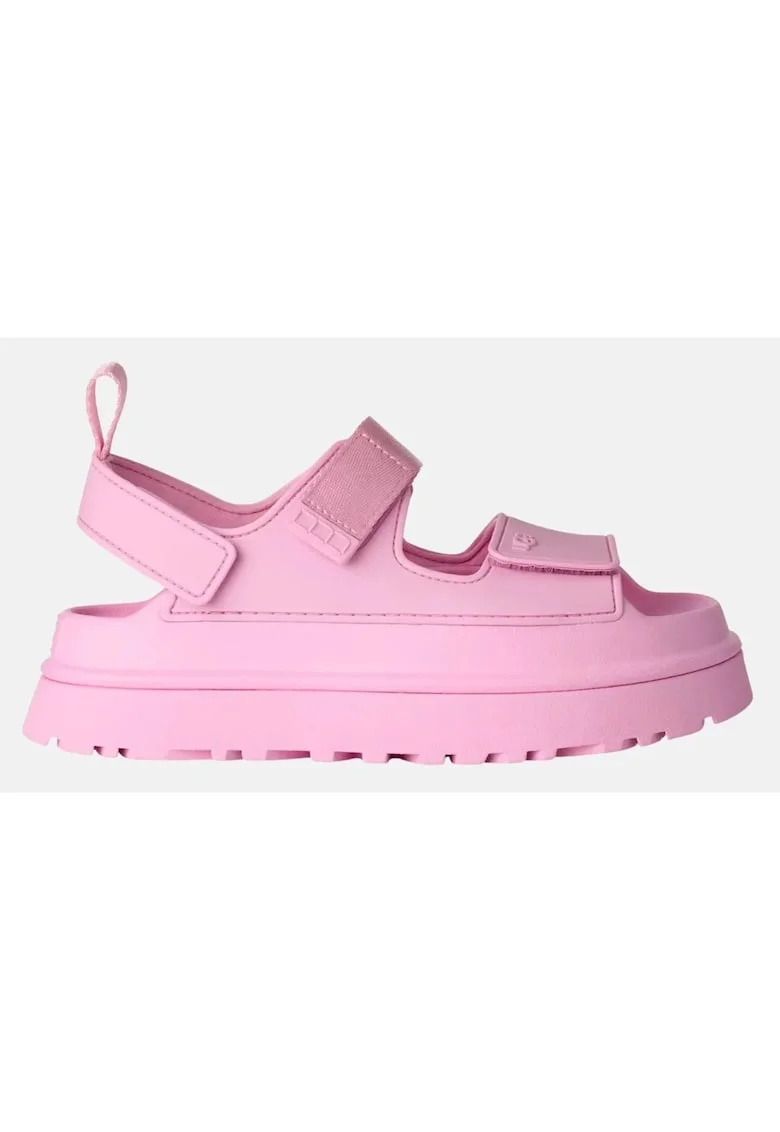 Sandale normcore flatform Golden Glow