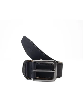 Curea piele barbati,  negru, Vang, 110 cm