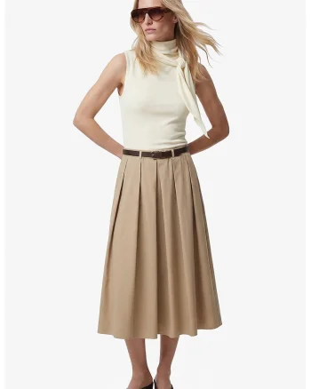 Bluza uni slim fit, Alb fildes