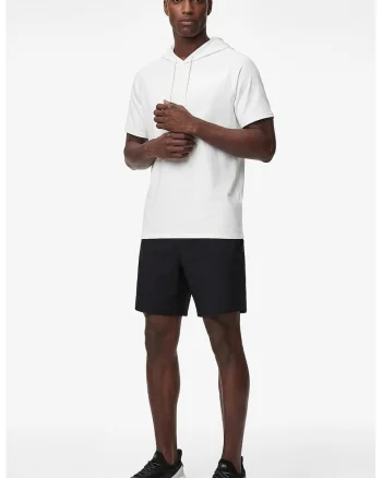Pantaloni scurti relaxed fit cu buzunare oblice, Gri deschis/Negru stins