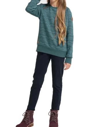Bluza de trening cu model herringbone,