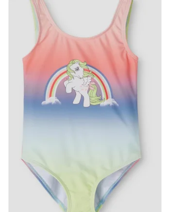 Costum de baie intreg cu model grafic