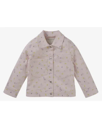 Jacheta denim regular fit cu nasturi
