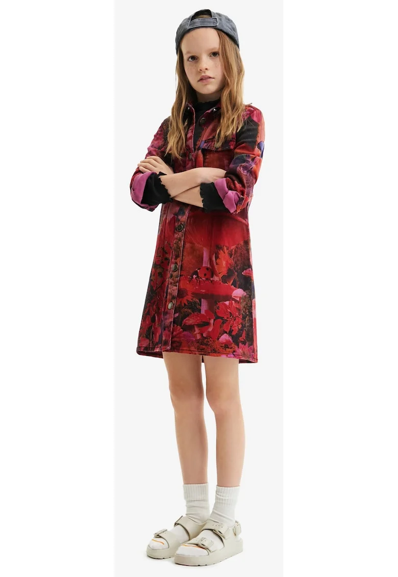 Alonso rochie din amestec de bumbac&modal,
