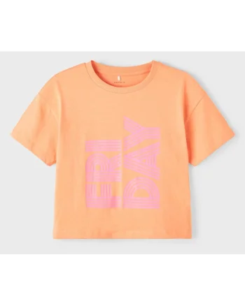 Tricou din bumbac organic cu text
