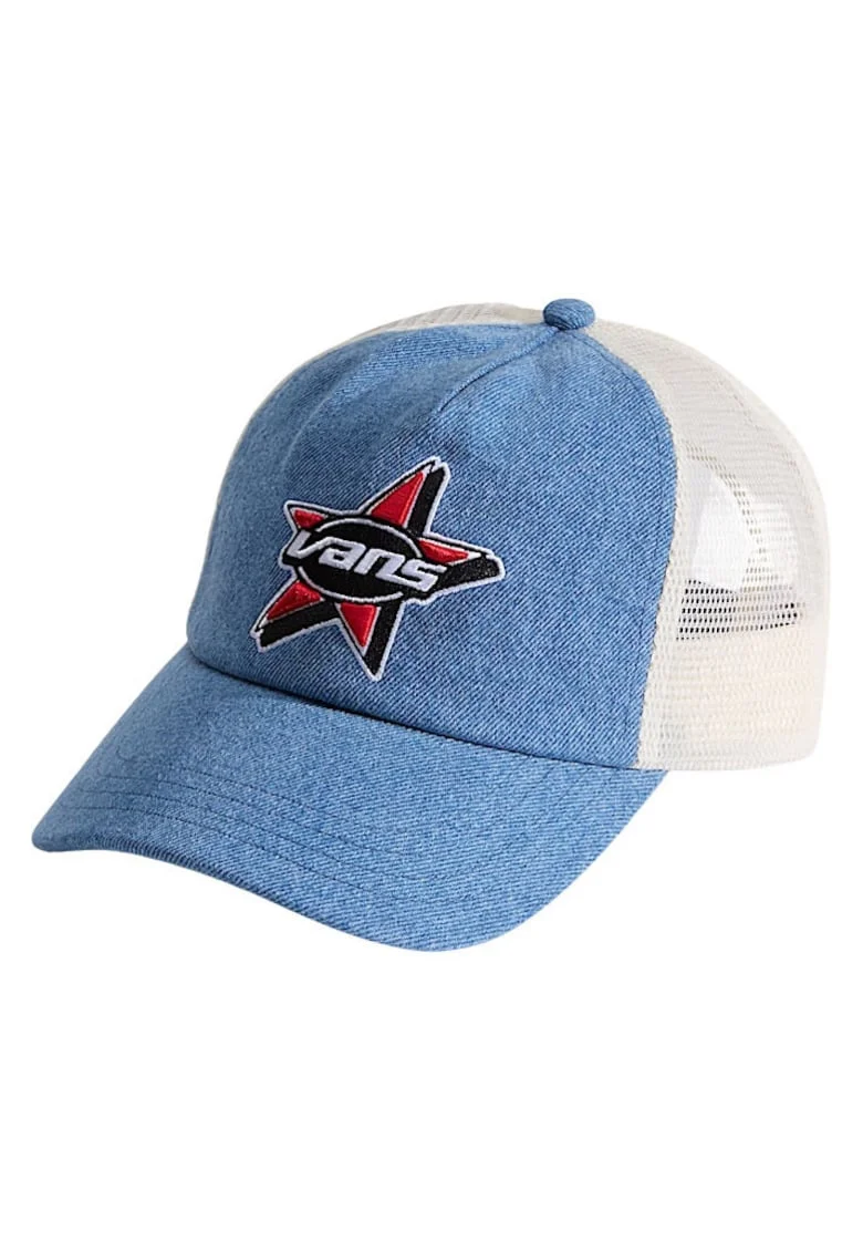 Sapca trucker  Marked Jockey albastru bumbac mesh