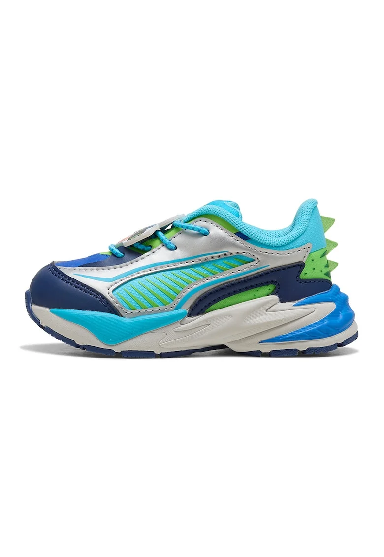Pantofi sport RS Surge Paw Patrol cu aplicatie Paw Patrol, Albastru pastel/Albastru inchis/Verde lime