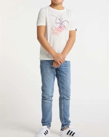 Tricou din amestec de bumbac cu imprimeu grafic