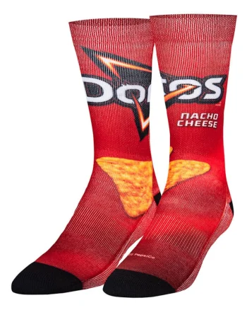Sosete lungi cu model din amestec de bumbac