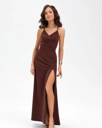 Rochie cu spatele gol si slit Isadora