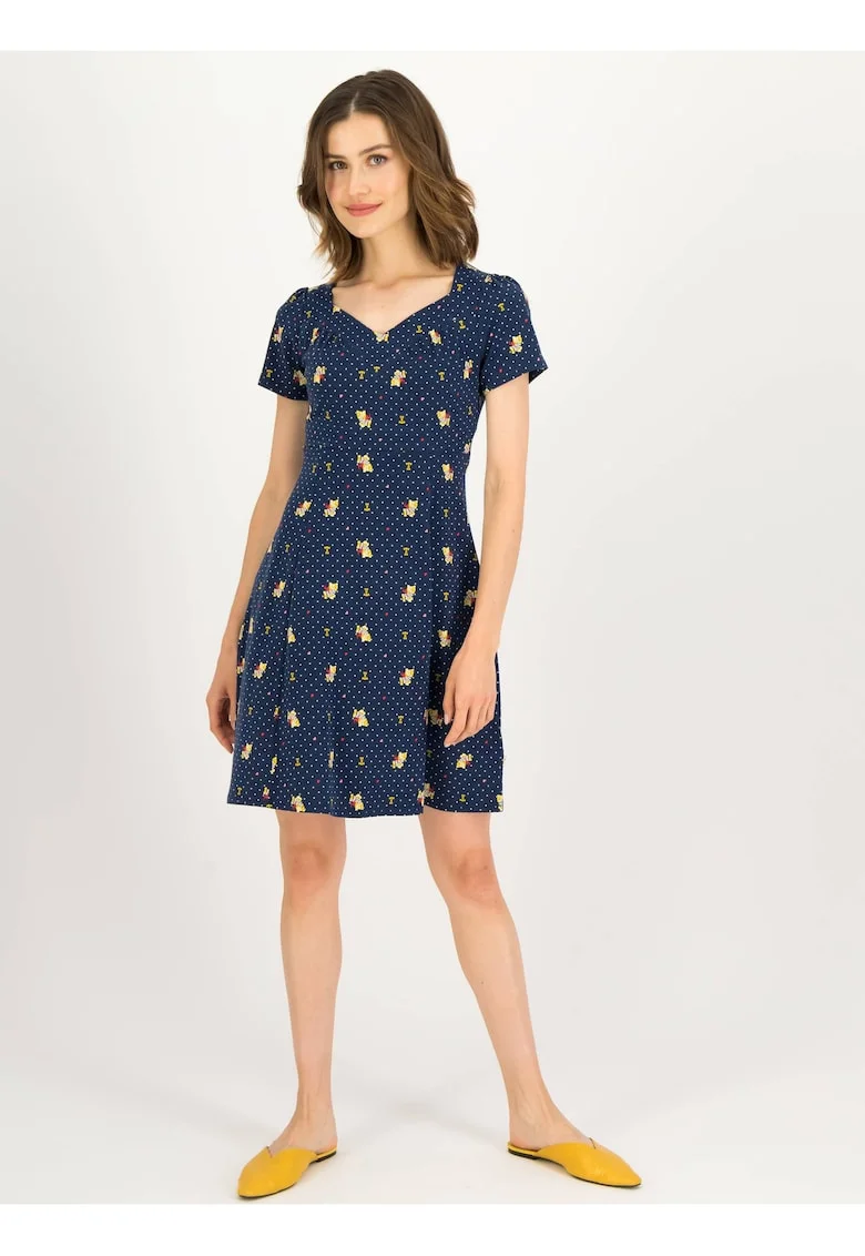 Rochie din amestec de bumbac organic, cu buline Sommerliebe