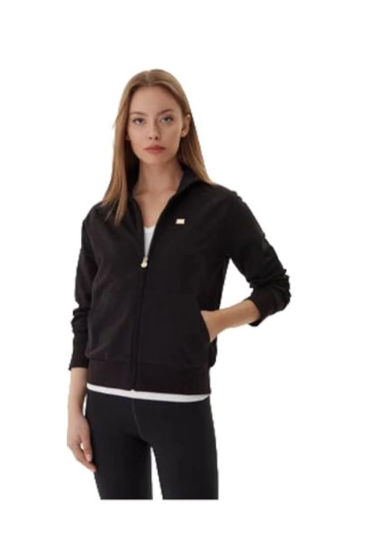 Hanorac dama, Emporio Armani  Negru, Bumbac/Elastan,