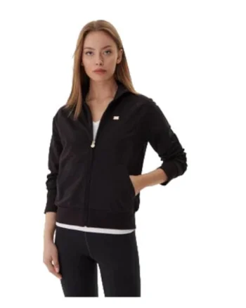 Hanorac dama, Emporio Armani  Negru, Bumbac/Elastan,