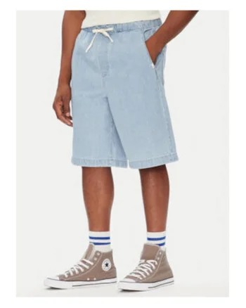 Pantaloni scurti barbati,  denim/bumbac, albastru,
