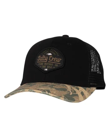 Sapca barbati  Border Trucker, bumbac poliester, negru camuflaj,