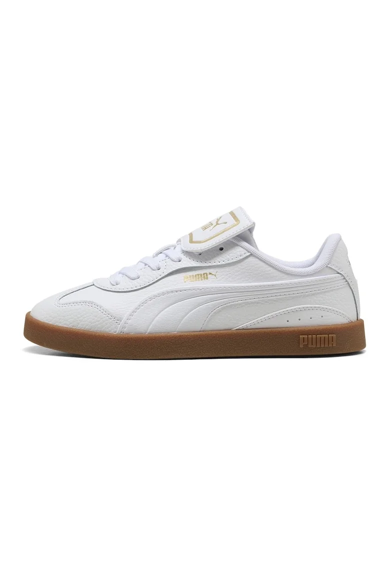 Pantofi sport Club Azura de piele cu garnituri sintetice, Alb