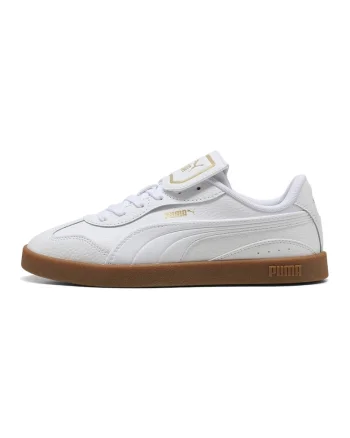 Pantofi sport Club Azura de piele cu garnituri sintetice, Alb