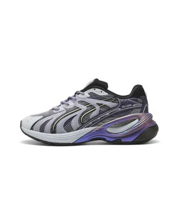 Pantofi sport INVERSE MOSAIC cu aspect masiv, Gri deschis/Albastru indigo/Violet prafuit