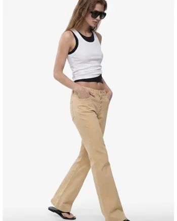 Blugi bootcut, Bej