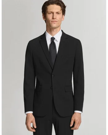 Sacou super slim-fit, Negru