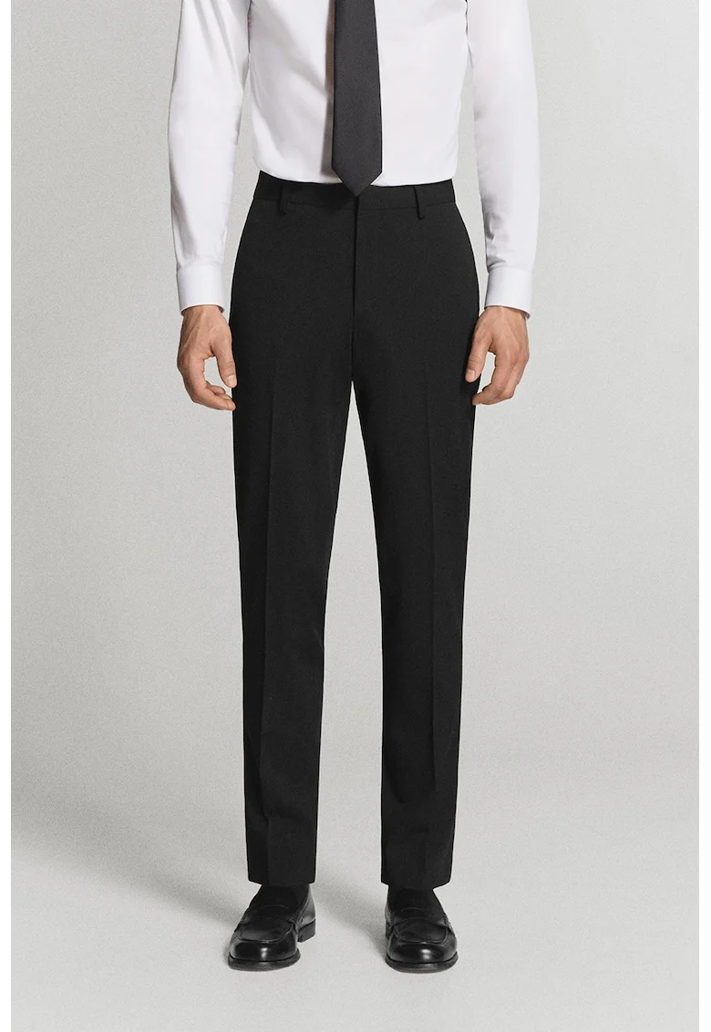 Pantaloni slim-fit Paris, Negru