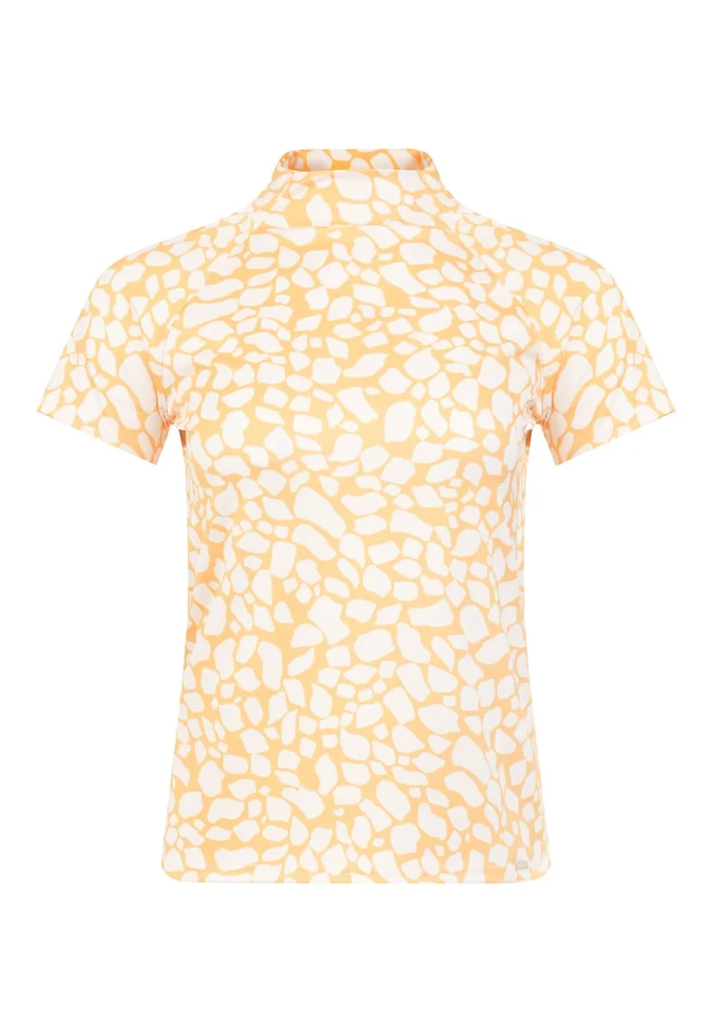 Tricou cu guler mediu